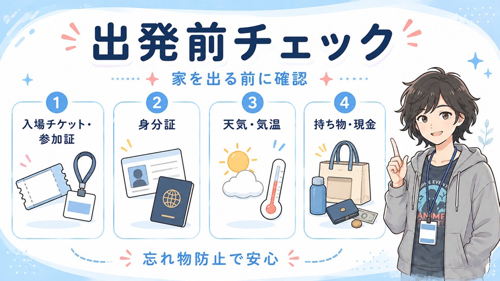 家を出る前にチェックしておきたいこと