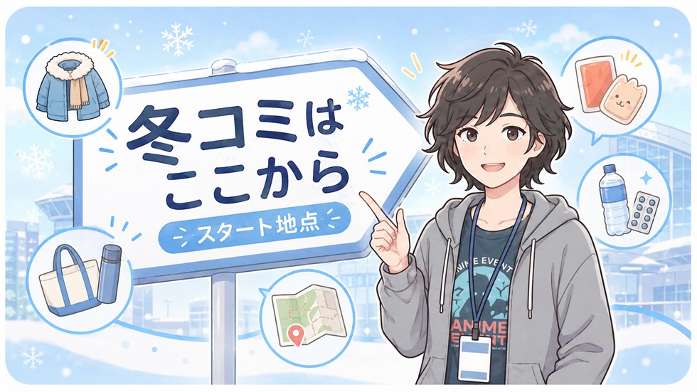 冬コミに行く人の“スタート地点”として