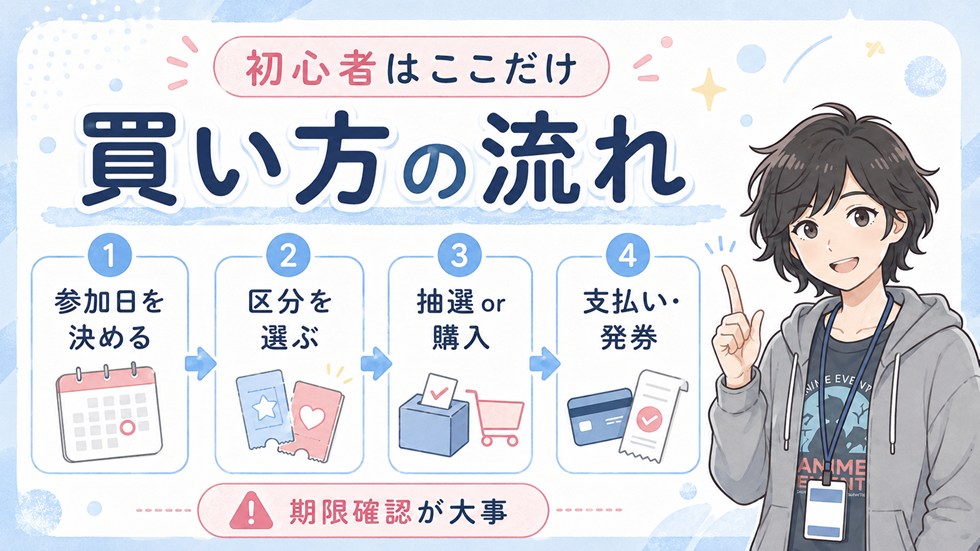 買い方の流れ:初心者さんはここだけ覚えればOK