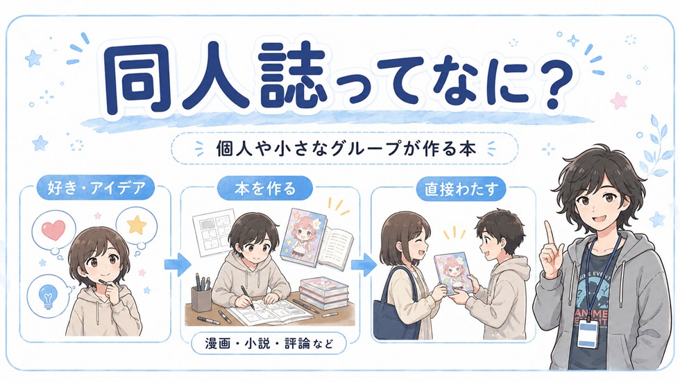 「同人誌（どうじんし）」ってなに？