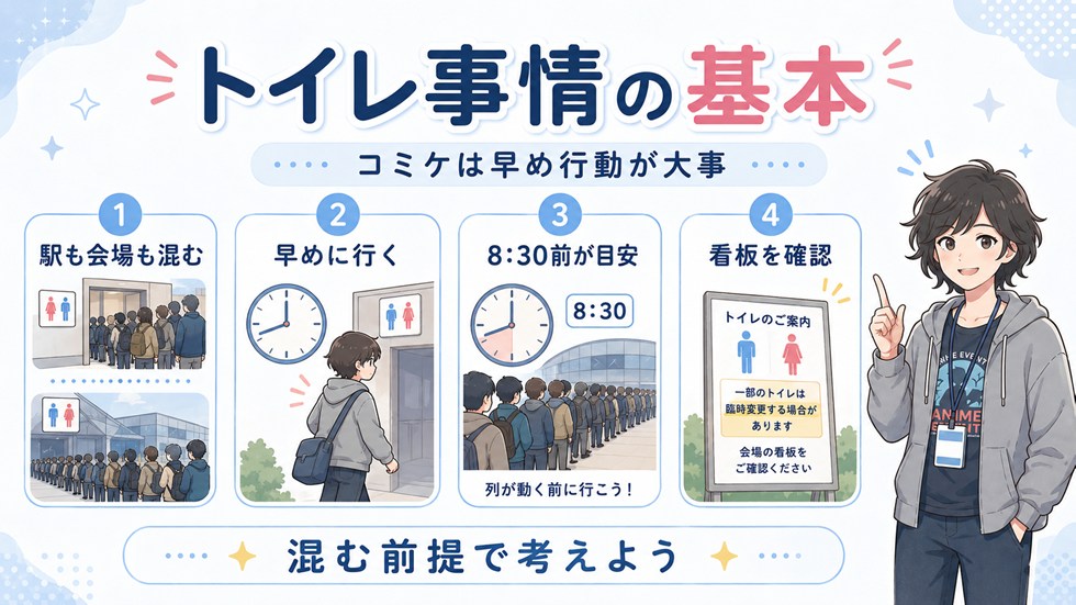 コミケのトイレ事情・基礎知識