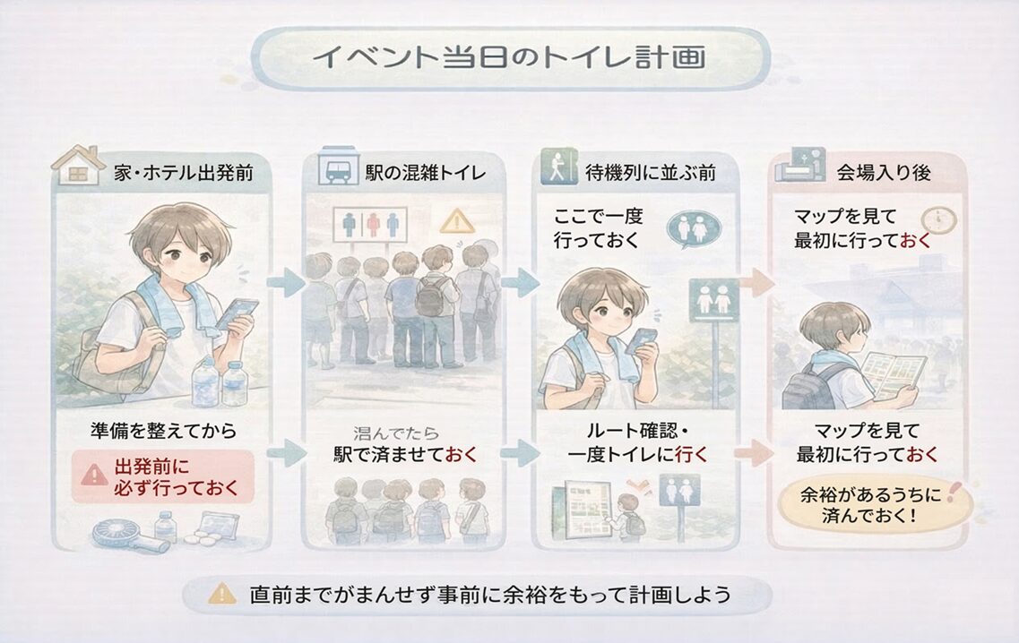 コミケのトイレ事情・基礎知識