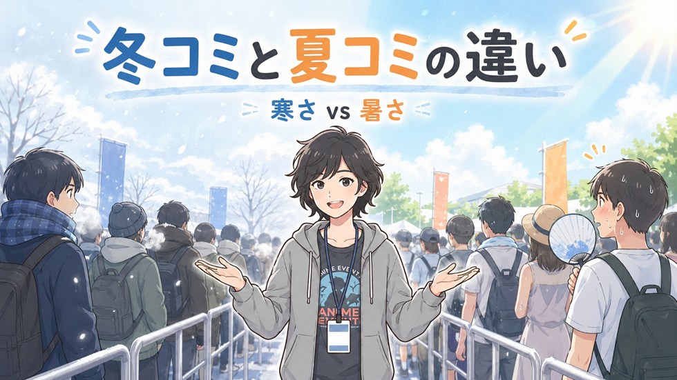 冬コミってどんなイベント？夏コミとの違い