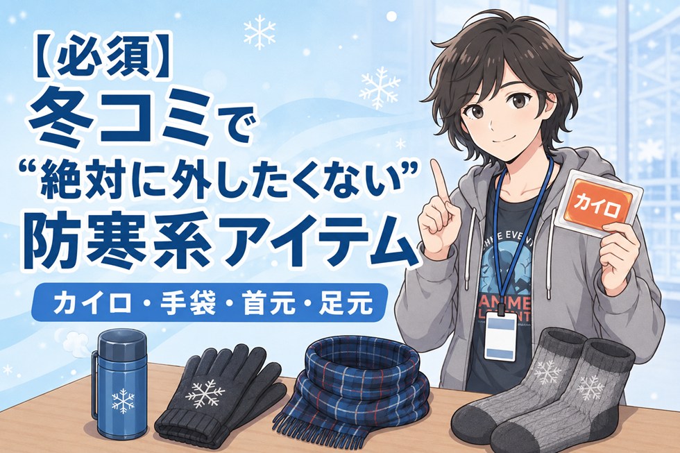 【必須】冬コミで“絶対に外したくない” 防寒系アイテム