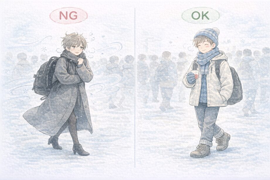 冬コミで避けたいNG服・NGアイテム