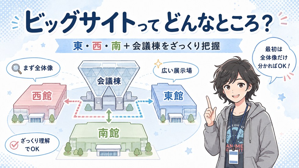 東京ビッグサイトってどんなところ？｜コミケ会場の前提知識
