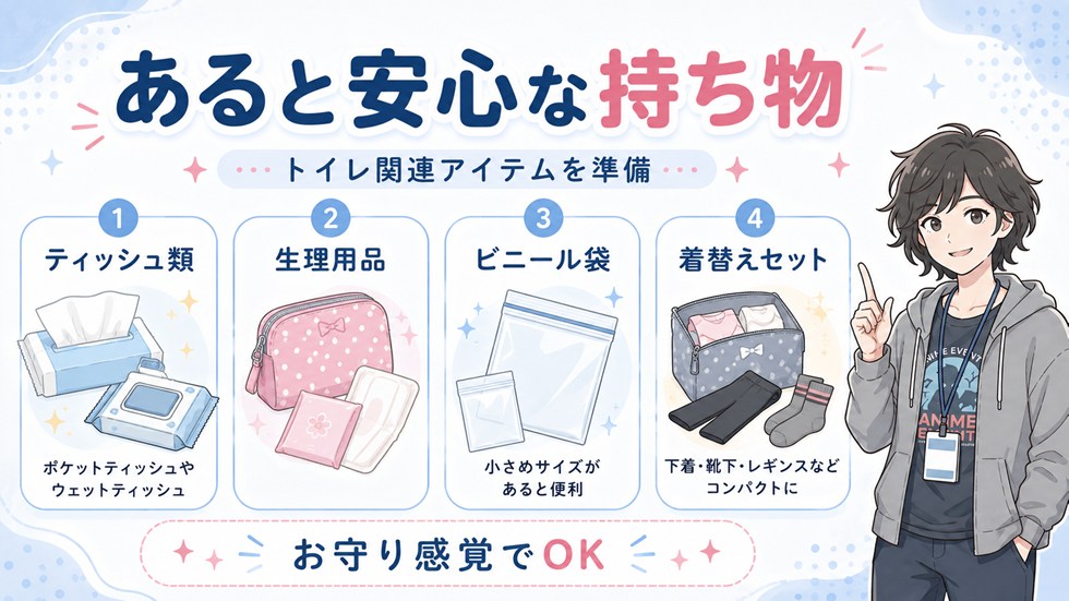 持っておくと安心な「トイレ関連アイテム」