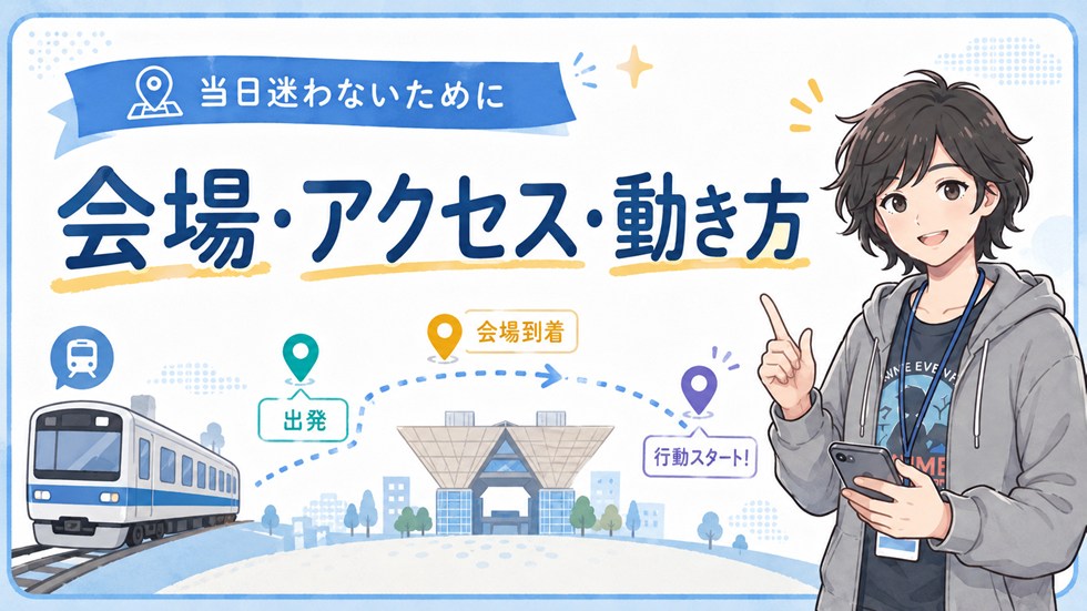 会場・アクセス・当日の動き方