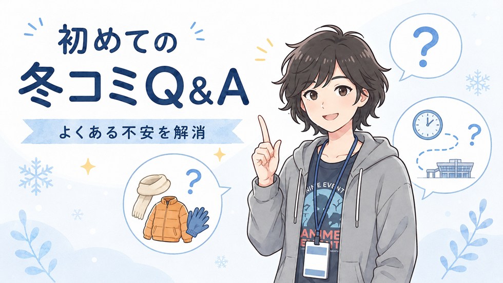 初めての冬コミQ&A｜よくある不安をまとめて解消