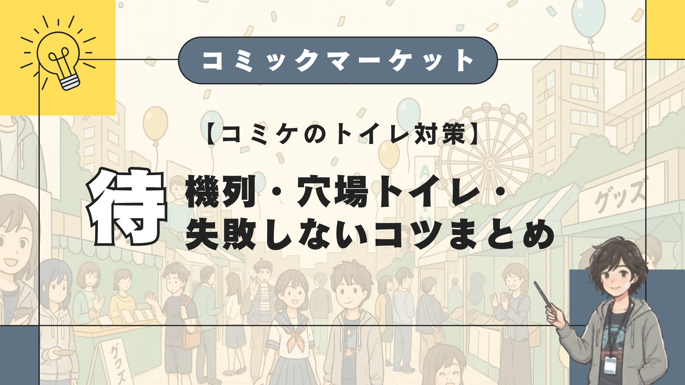 コミケ トイレ対策