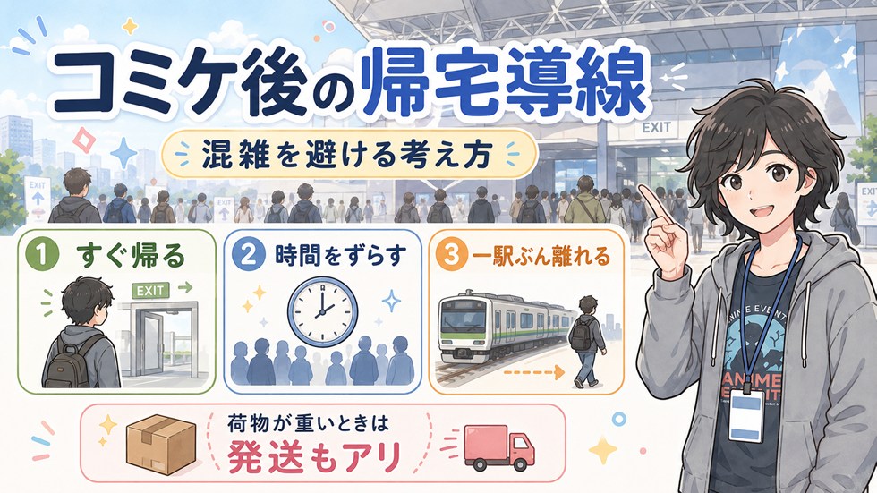 まずは安全第一：混雑を避ける“帰宅導線”の考え方