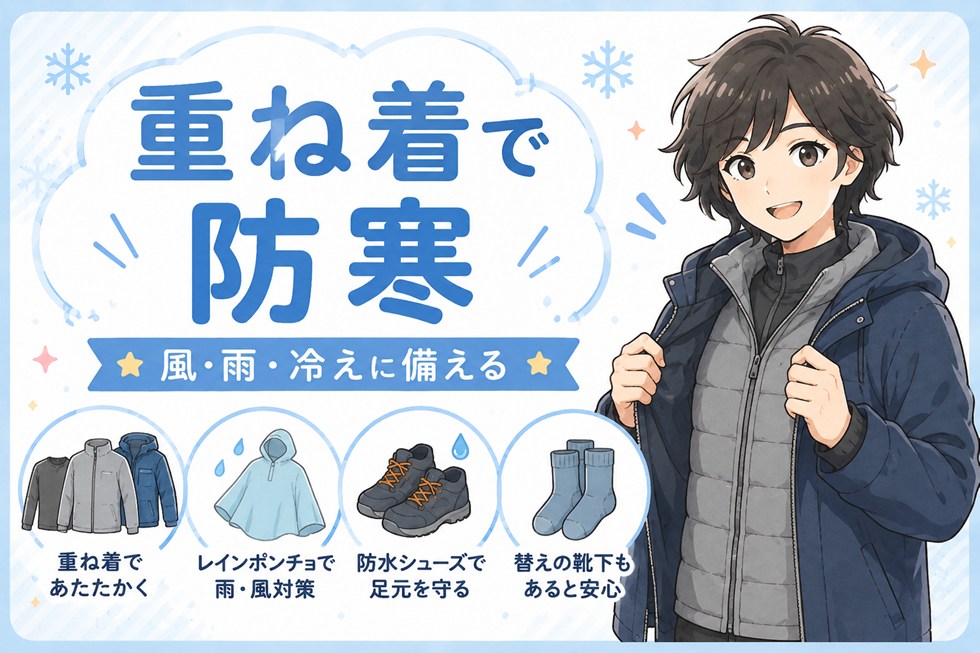 冬コミの服装はどこまで厚着すればいい？