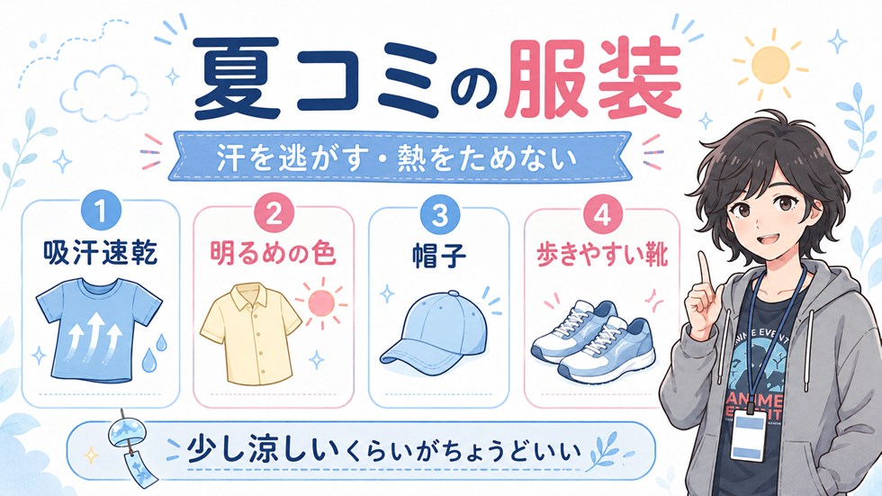 夏コミの服装