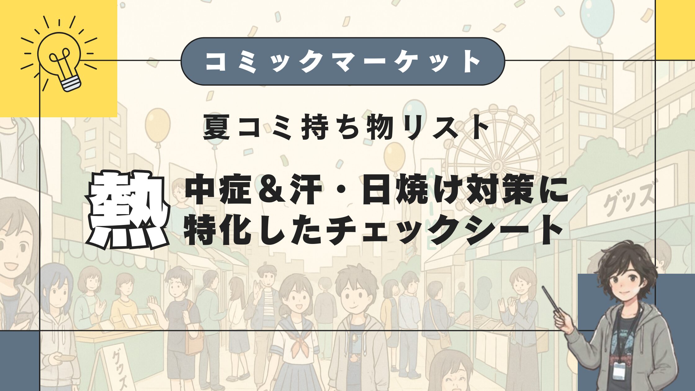 夏コミ持ち物リスト