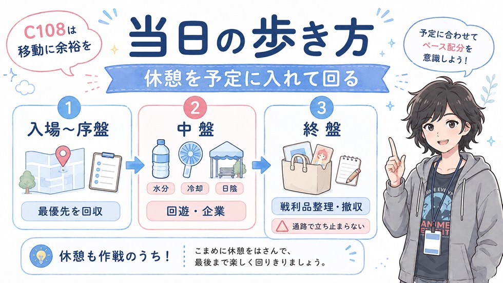当日の歩き方