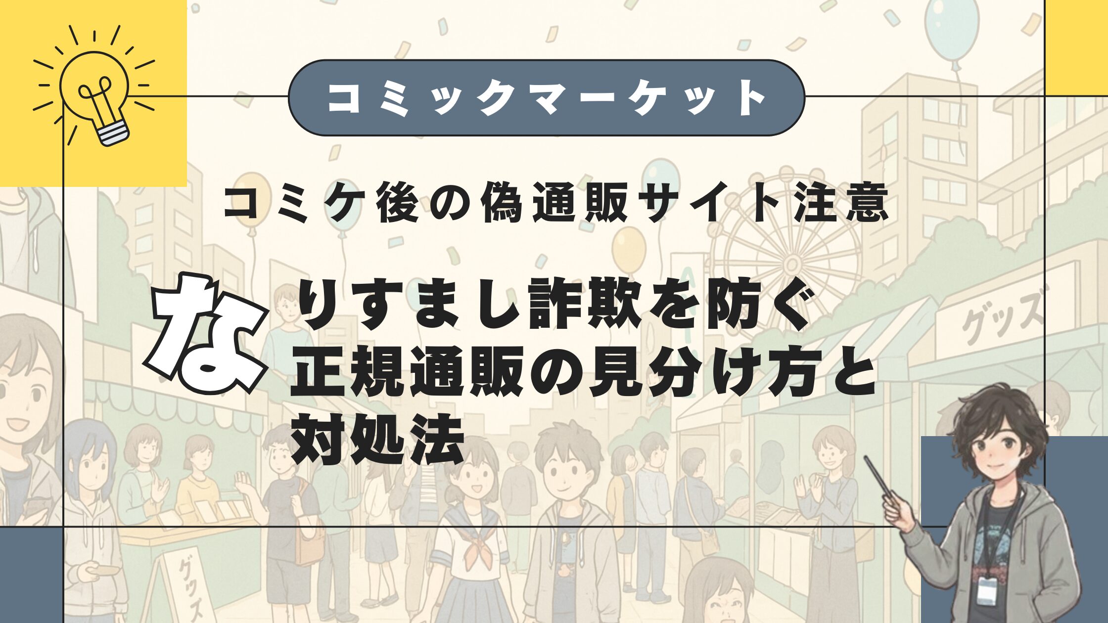 コミケ後の偽通販サイト注意