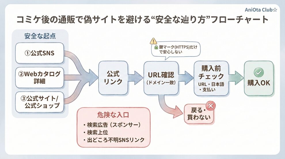 偽通販サイト（なりすまし詐欺）を防ぐための見分け方