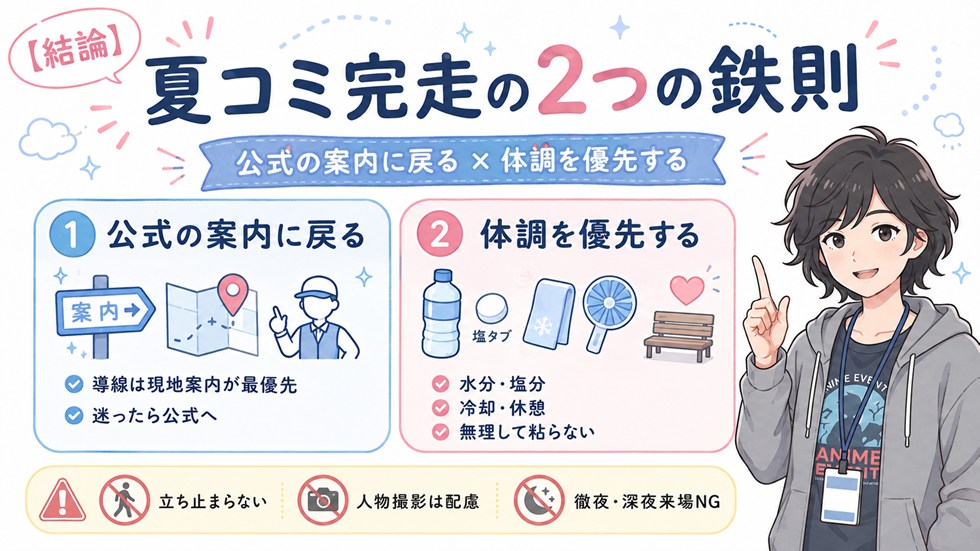 夏コミを完走する2つの鉄則