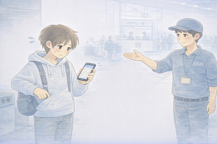 コミケで何か落としたかもと焦っている