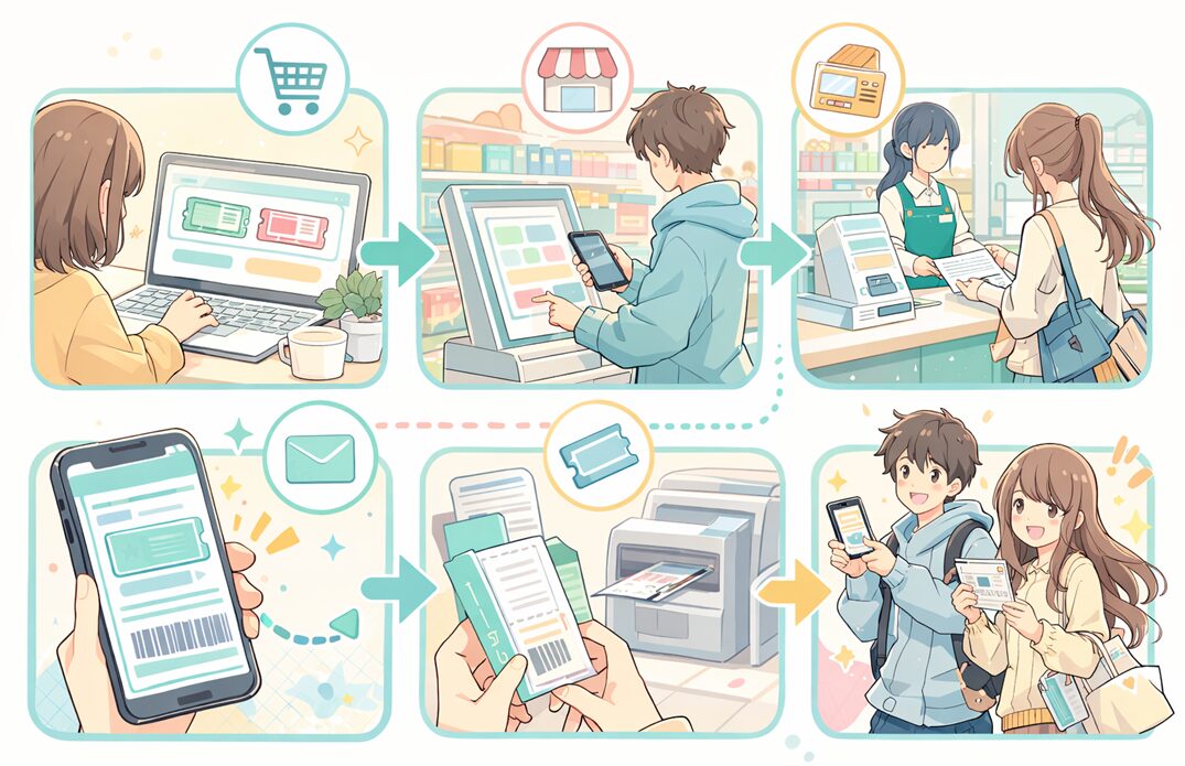 【窓口別】チケットの具体的な買い方と受取方法