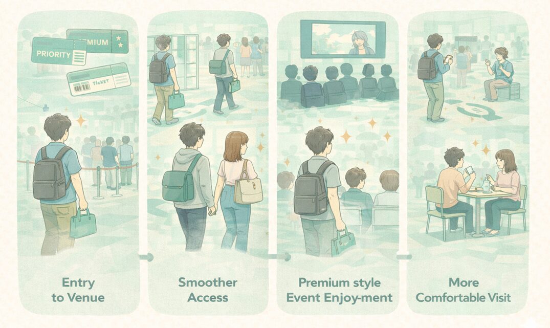 Anime Japan 優先入場・VIPに楽しみたい人向けの特別チケット