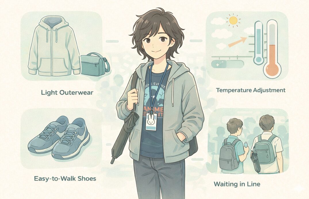 Anime Japan おすすめの服装と持ち物