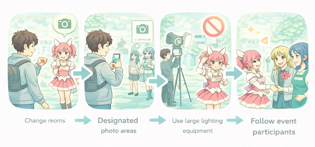 アニメジャパンの撮影ルール