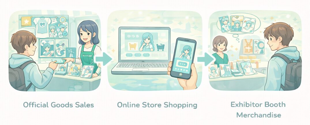 AnimeJapanのグッズ・物販はある?