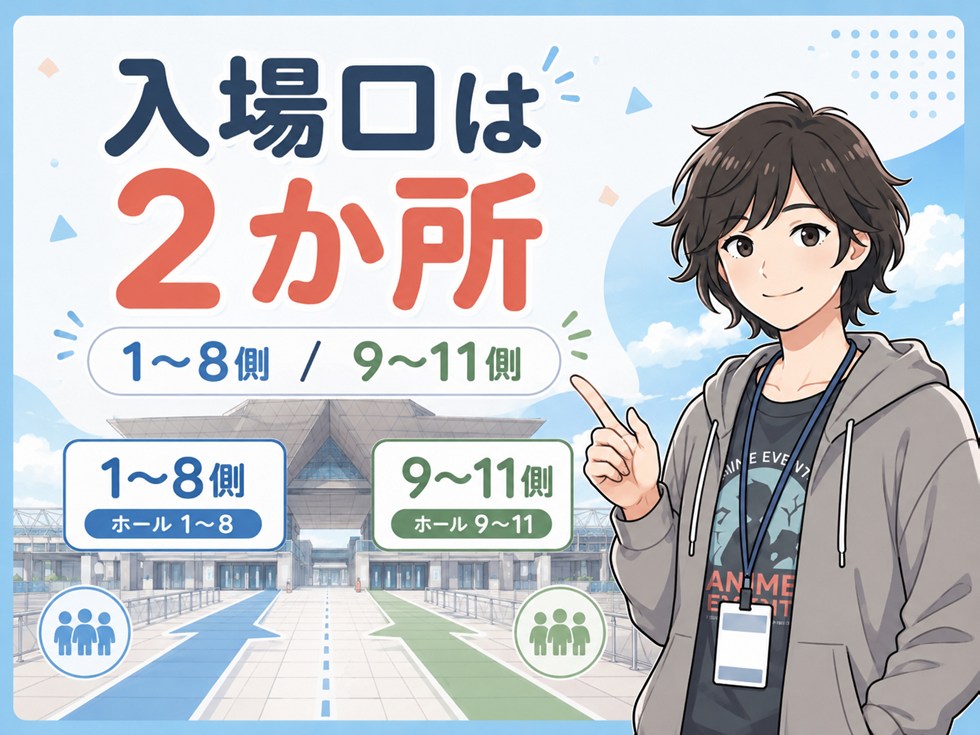 入場口は2か所ある