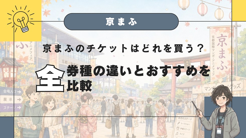 【京まふ】京まふのチケットはどれを買う？