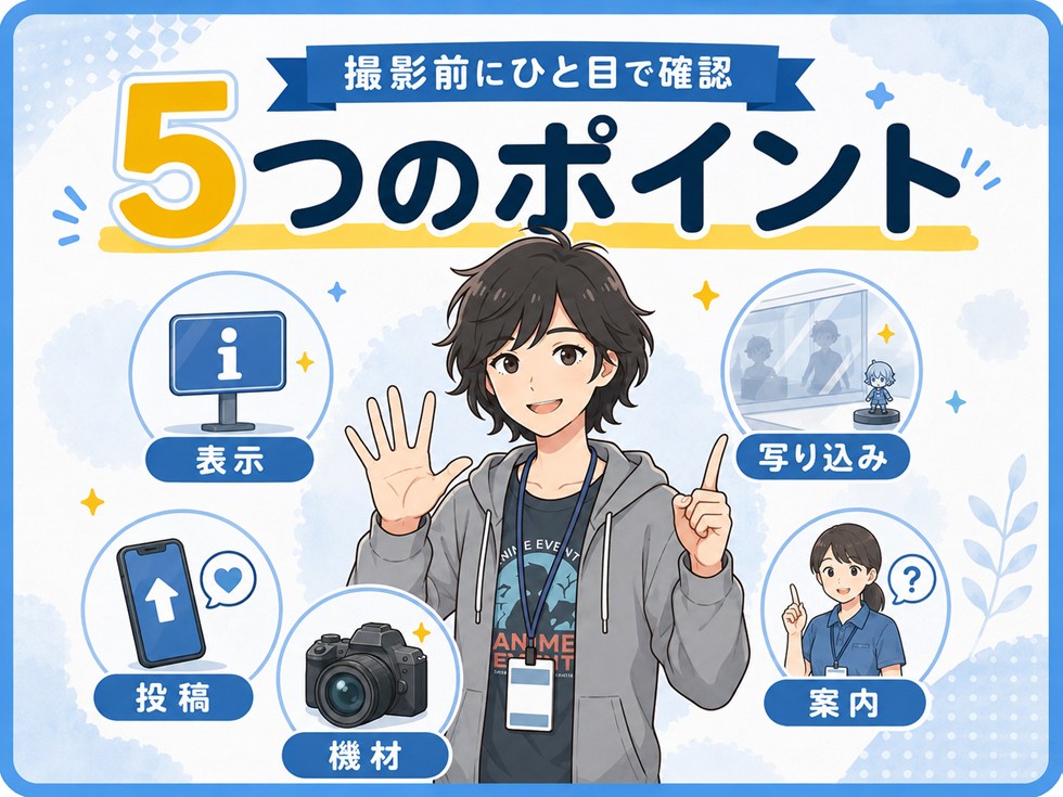 魂ネイションで撮影するときに覚えておきたい5つのポイント