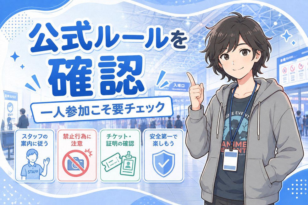 TGS2026で一人参加なら特に注意したい公式ルール