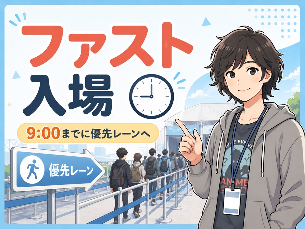 ファスト入場は何時に並ぶ?