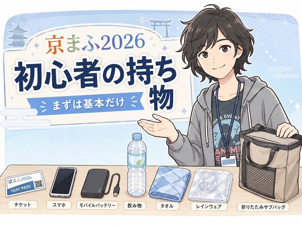 京まふ初心者の持ち物
