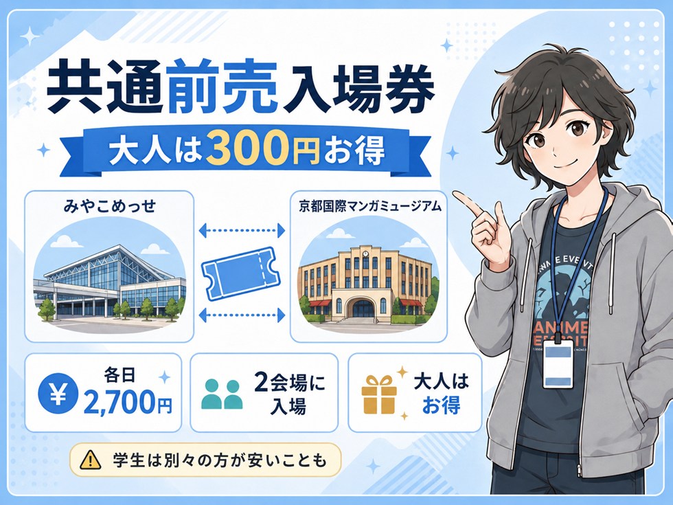 共通前売券｜大人は300円お得
