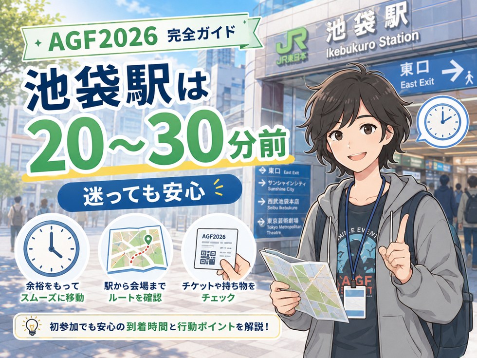 池袋駅には何分前に着く？初参加者の到着目安