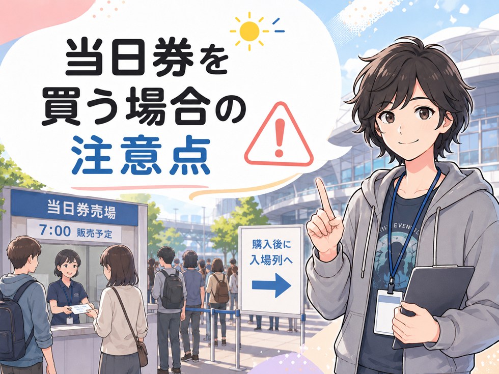 当日券を買う場合の注意点