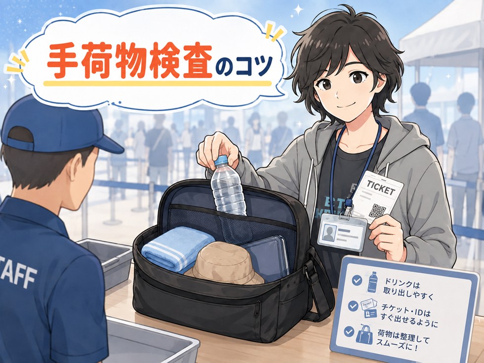 手荷物検査をスムーズに受けるコツ