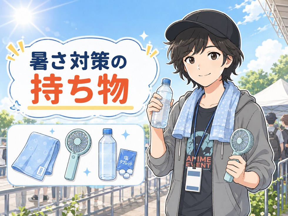 暑さ対策で持って行きたい物