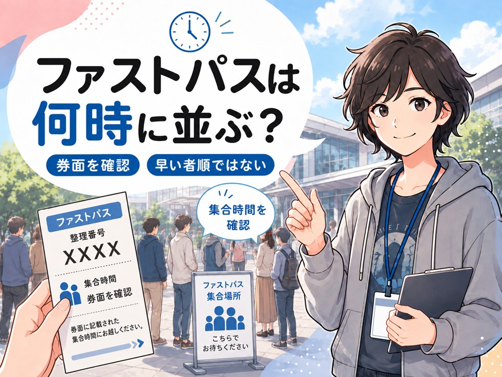 ファストパスは何時に並ぶ?