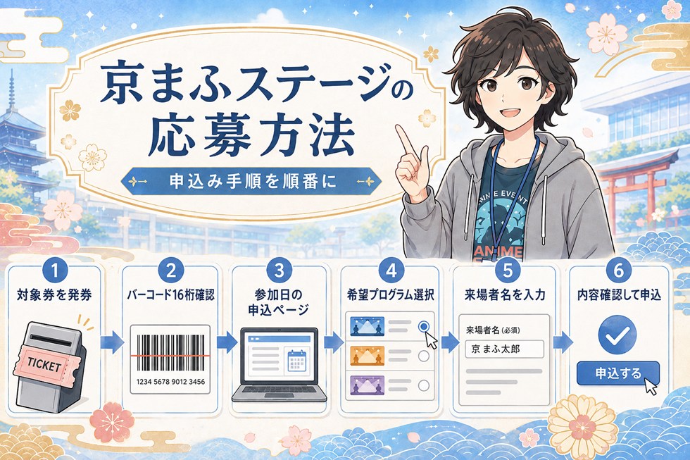 京まふステージの応募方法