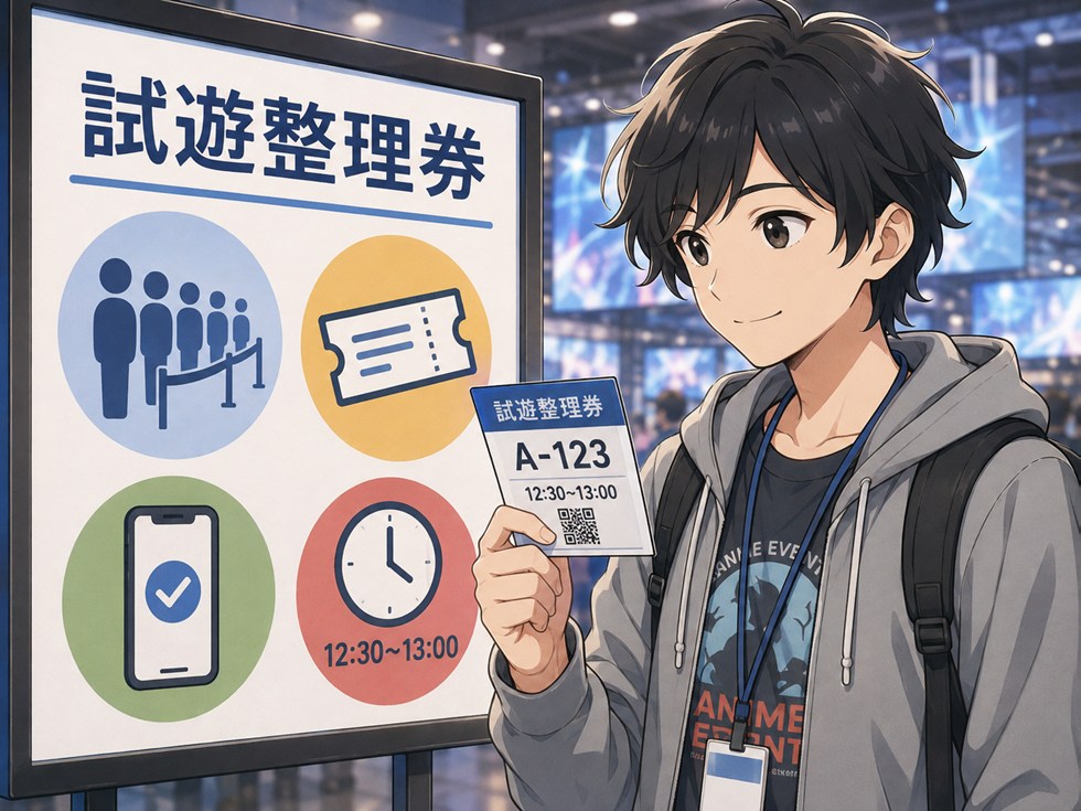 東京ゲームショウの試遊整理券
