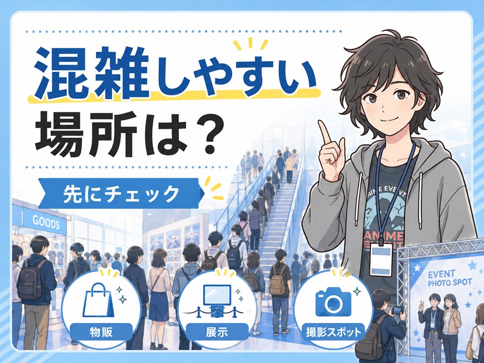 メガホビEXPO2026で混雑しやすい場所は？