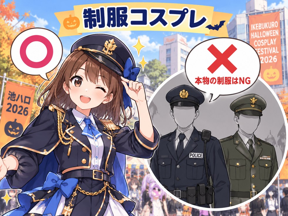 警察・自衛官・消防士などの制服コスプレはできる?