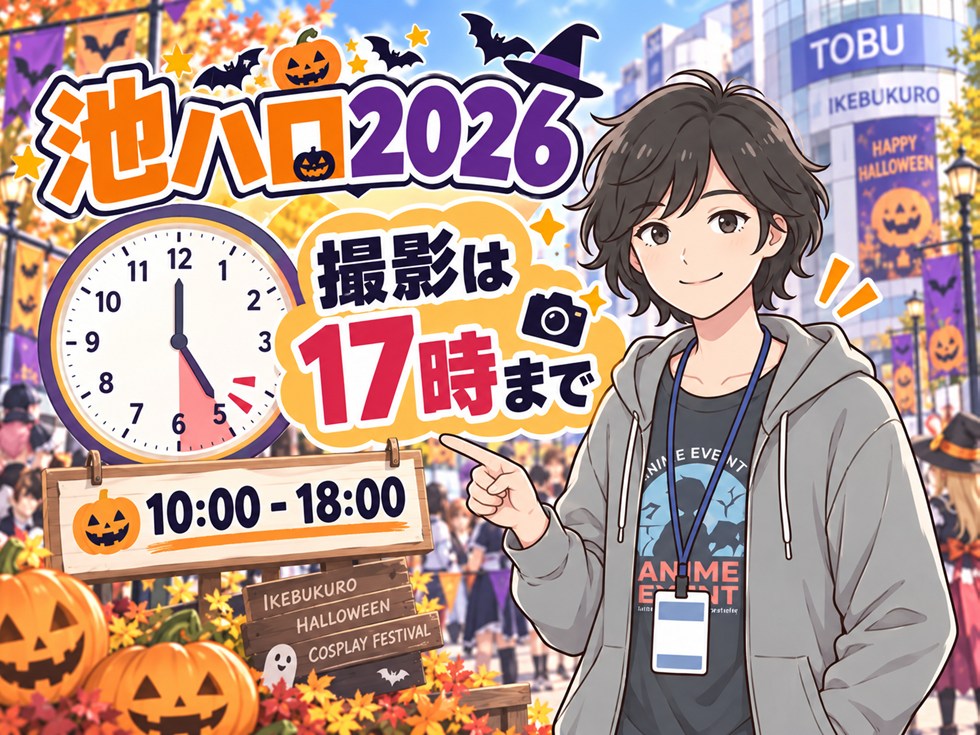池ハロ2026の開催時間は?撮影は17時まで