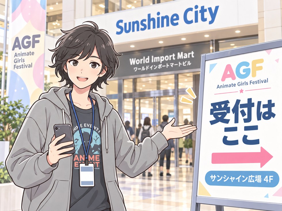 AGF2026の会場・受付場所はどこ？