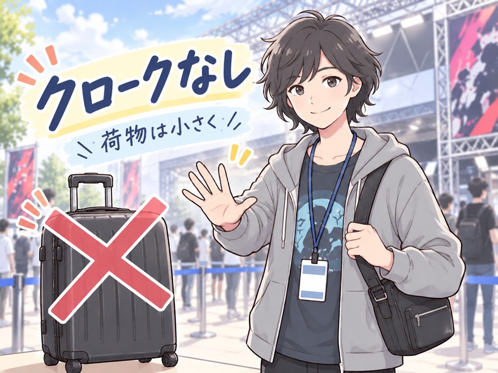 魂ネイションにはクローク・手荷物預かり所がない