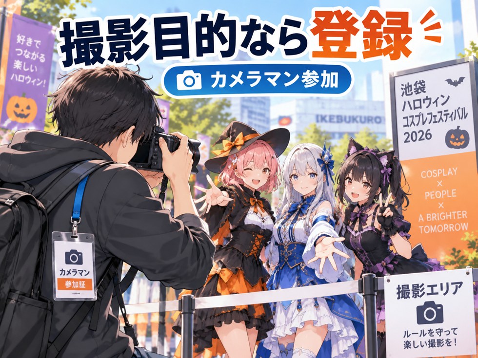 池ハロでカメラマン登録が必要なのはどんな人?
